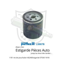 FILTRE A HUILE POUR CITROEN 1.4/1.8/1.9D ls867b