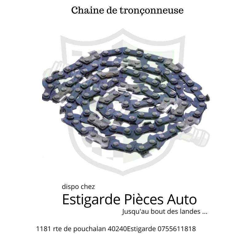 Chaîne de tronçonneuse 3/8" 1.3mm 52 DL