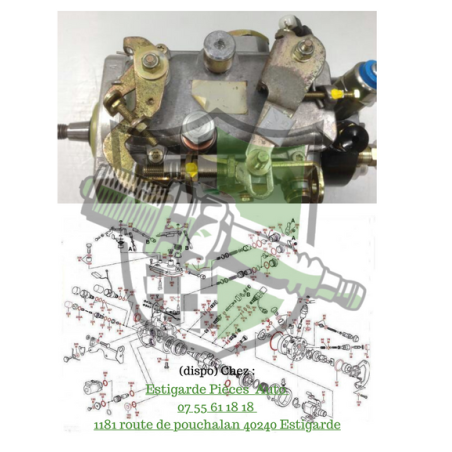 Réparer votre pompe d'injection diesel DPA CAV Lucas Roto avec kit d'étanchéi