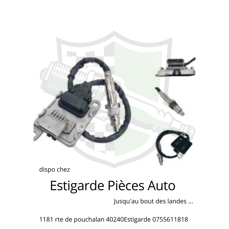 Capteur NOX d'échappement pour master / trafic / movano dci Capteur NOX d'échappement pour master / trafic / movano dci