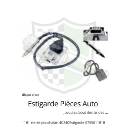 Capteur NOX d'échappement pour master / trafic / movano dci