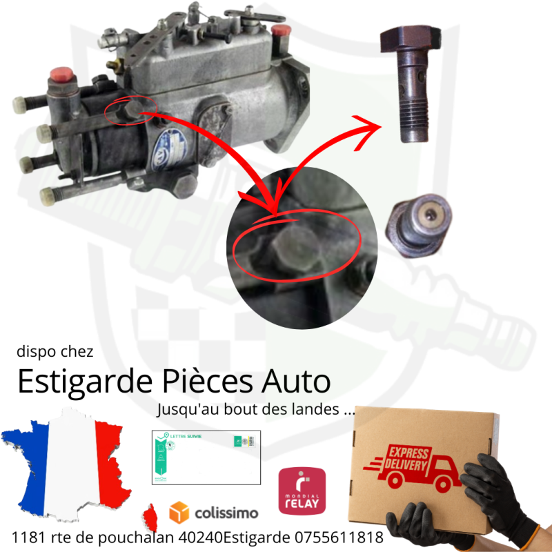 Raccord banjo sorti de pompe dps Raccord banjo sorti de pompe dps