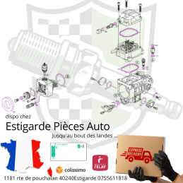 Pochette de joint pour pompe à injection avec carte electrique  Bosch