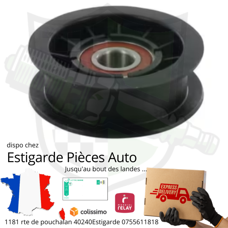 Poulie Twin-Cut avec un Ø85.5mm et un trou central de16.9mm Poulie Twin-Cut avec un Ø85.5mm et un trou central de16.9mm