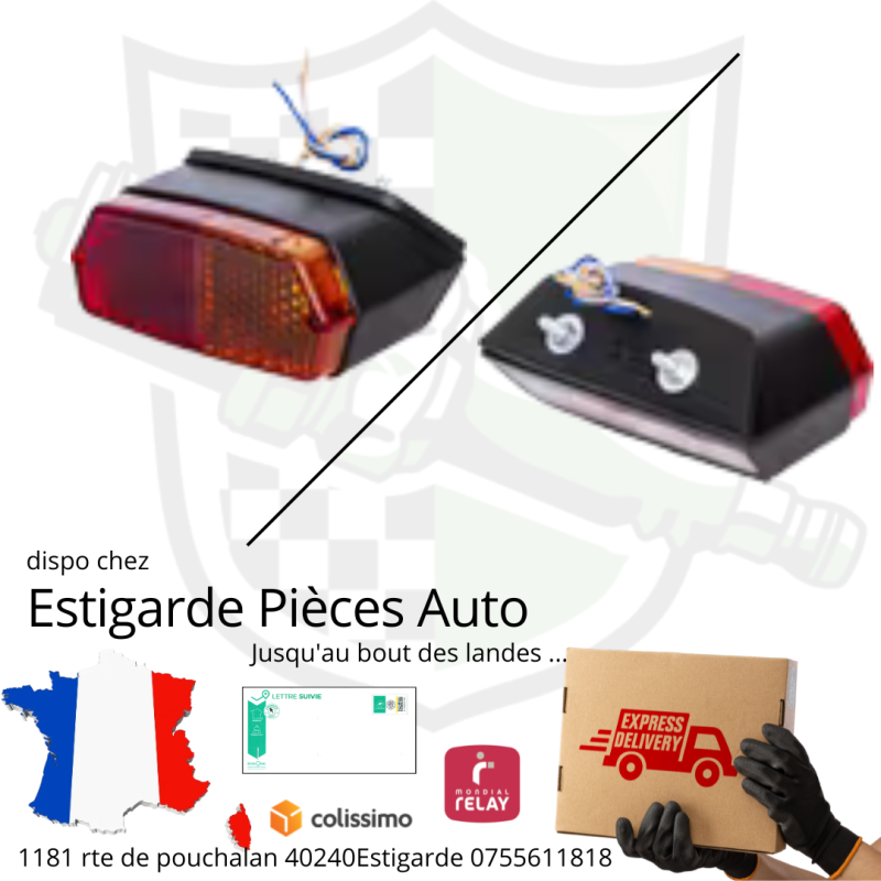 FEU ARRIERE DROIT TRACTEUR SOMECA FIAT FEU ARRIERE DROIT TRACTEUR SOMECA FIAT