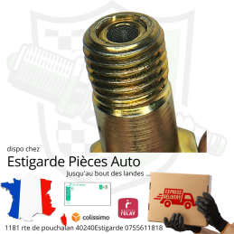Boulon creux ( banjo ) pour pompe injection Bosch VE atmo et sural ( turbo )