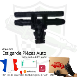 RACCORD DE RETOUR PLASTIQUE (T) MONTAGE DENSO FIAT LANCIA ...