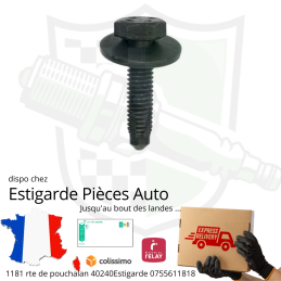 Vis Tete H Avec Rondelle Zn Noir M6-1.00 X 25 Mm Carrosserie (n°71)