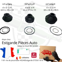 1 SOUFFLET DE ROTULE 15X36.5X29.5MM