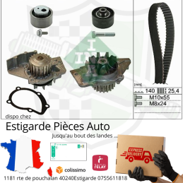 KIT DE DSITRIBUTION + POMPE EAU DW8 SCHAEFFLER