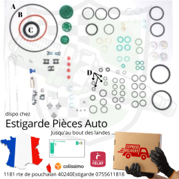 kit de joint pour pompe injection type DPC DELPHI CAV LUCAS ROTO DIESEL