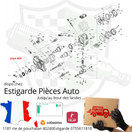 Joint spi d'arbre de pompe d'injection