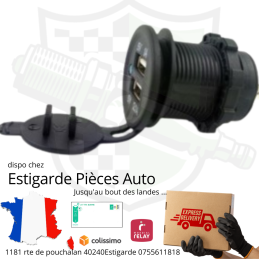 Prise de chargeur USB de voiture