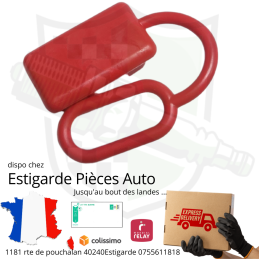 Capot Pour Connecteur (rouge) Haute Puissance 50 A 600 V