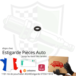 1 Joint noir en 1.5mm pour connecteur de retour injecteur