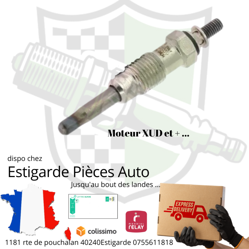 Bougie de Préchauffage pour Peugeot/Citroën/Rover/Lada/Toyota ....