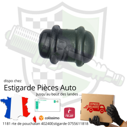 Silent bloc de bout de barre stabilisatrice sur triangle pour Renault Express