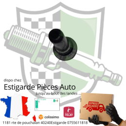 Raccord carburant clip rapide 6.3mm/8mm ( cote durite ) droit