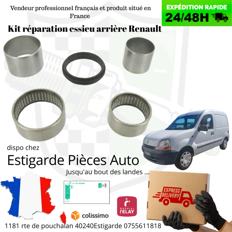Kit réparation essieu arrière Renault