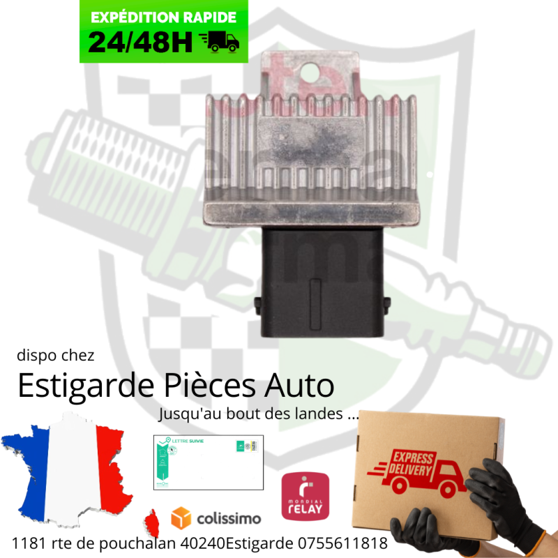 RELAIS DE PRECHAUFFAGE 7 BROCHES PSA RENAULT