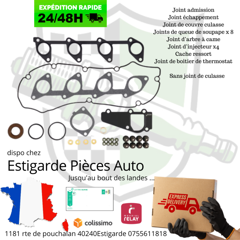 POCHETTE HAUT MOTEUR 2.0L HDI