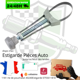 Clé à sangle p. filtre à huile