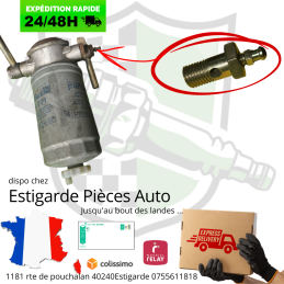 Vis creuse avec purge au choix