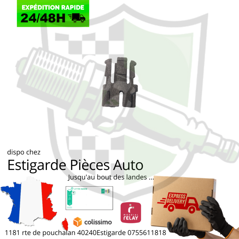 AGRAFE D EMETTEUR D EMBRAYAGE DUSTER / MASTER / KANGOO ORIGINALE(blanc) OU ADAPTABLE(noir)