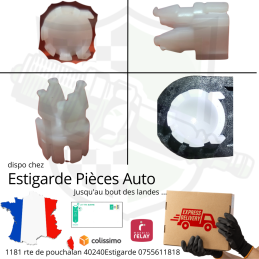 AGRAFE D EMETTEUR D EMBRAYAGE DUSTER / MASTER / KANGOO ORIGINALE(blanc) OU ADAPTABLE(noir)