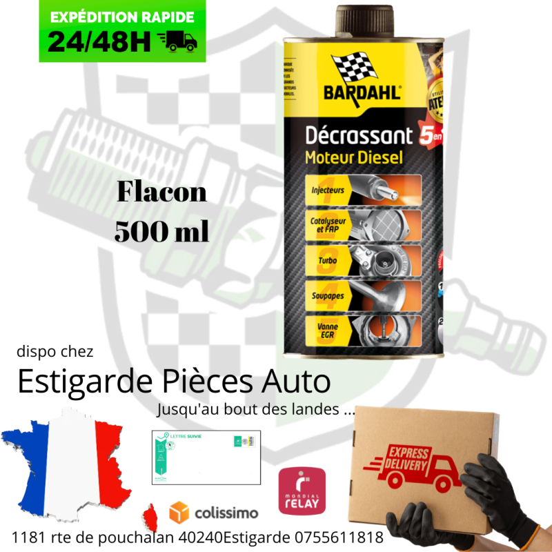 Decrassant 5 en 1 - 500 ml - Bardahl