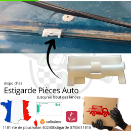 Agrafe attache fixation baguette de toit Renault Dacia